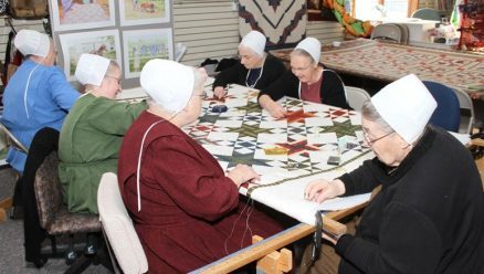 an amish quilting bee three stories