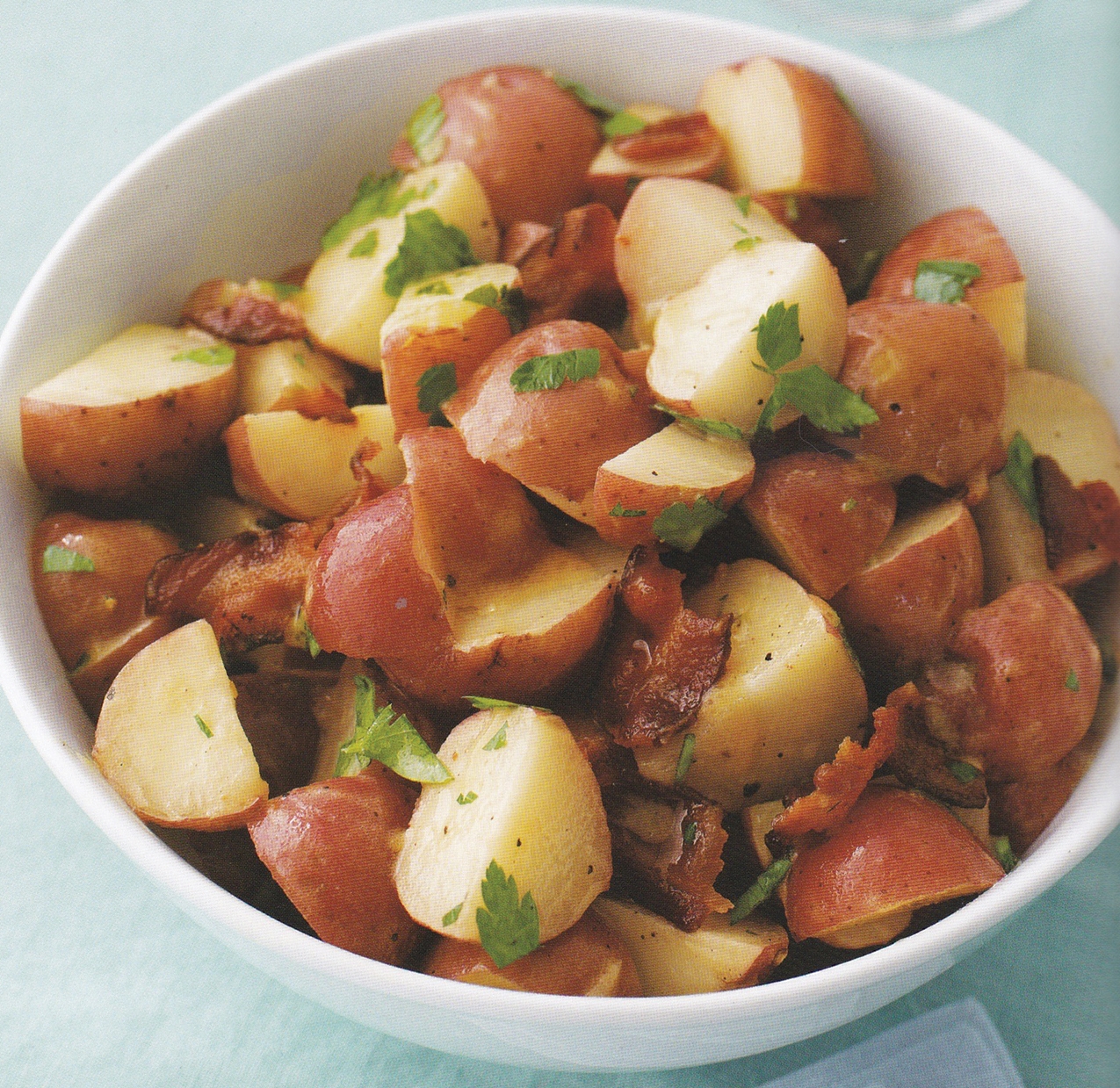 Potato Salad with Bacon and Parsley